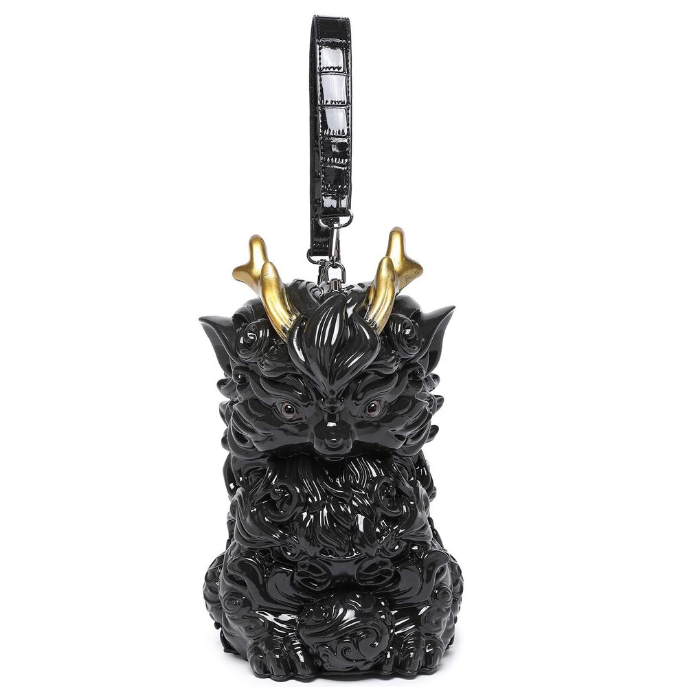 9355 and PVC Unique Novelty 3D Kylin Shaped Crossbody Shoulder Bag Handbag